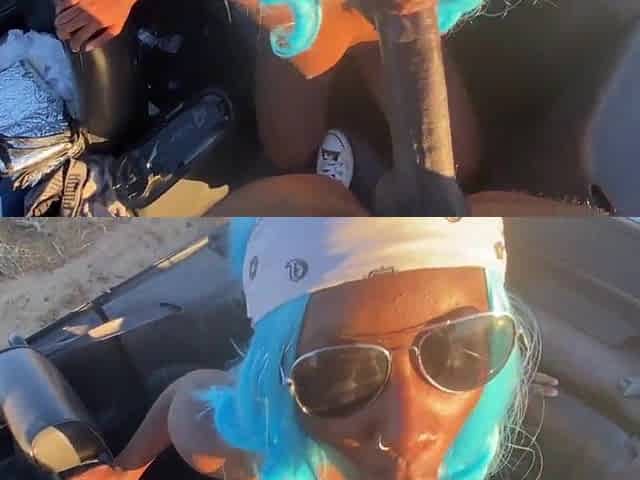 Blue hair lesbo secretly loves ramrod
