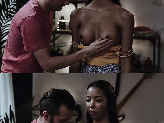 Ebony Slut Lia Lin Used and Fucked while the Time is Frozen