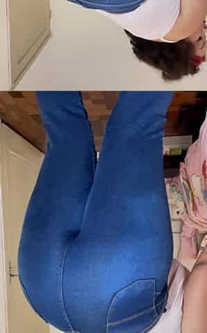 BBW Big Ass Farting and Burping in Jeans and Leggings