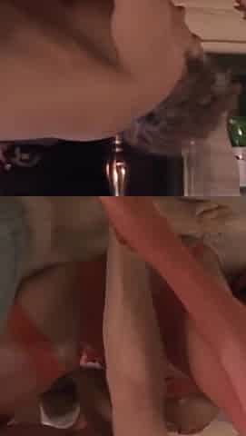 Ice Blonde with Tits Just Bursting
