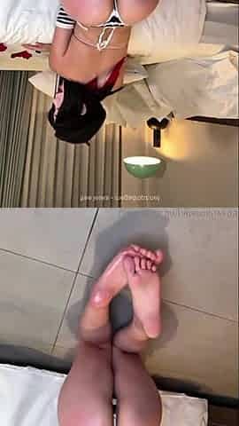 Pornstar enjoys solo butt sex dildo penetration