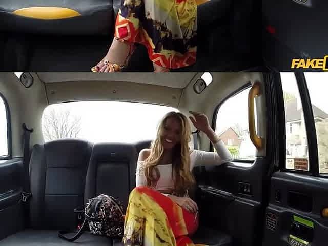 Sex Junkie Stacey Saran Sucks Dick & Eats Booty Then Gets Pounded In Cab - Fake Taxi