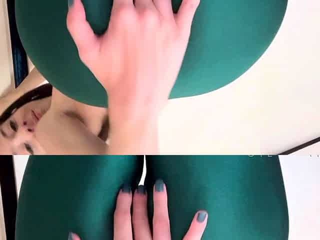 Small titted teen from EU masturbating