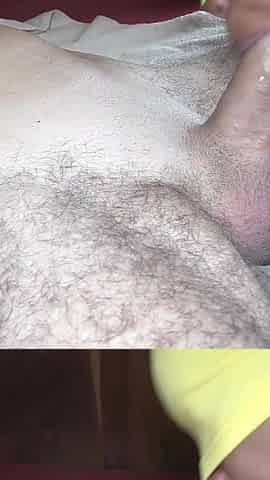 White Cock Versus Ebony Mouth for a Cum in Mouth