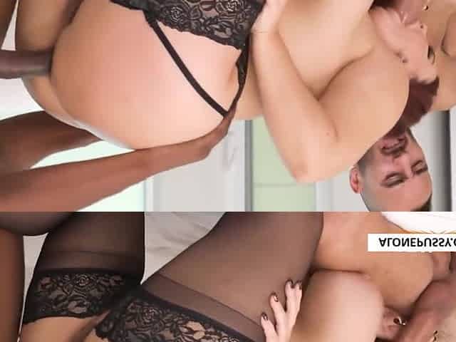 Nice Tempts Her Way Into An Interracial Dp - Naughty Natasha And Natasha Nice
