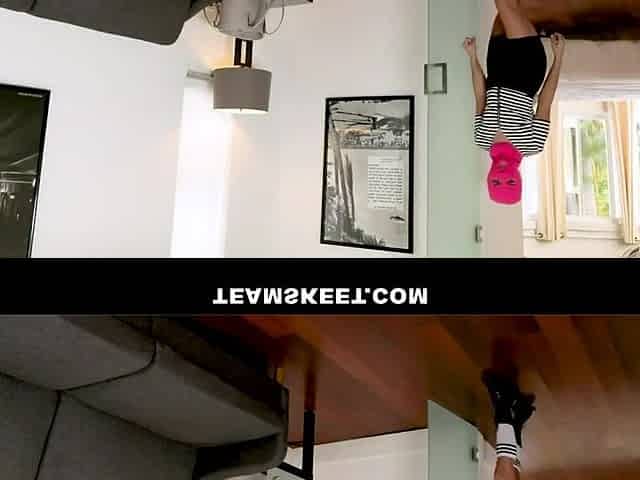 Tiny Masked Teen 18+ Caught Trespassing And Fucked