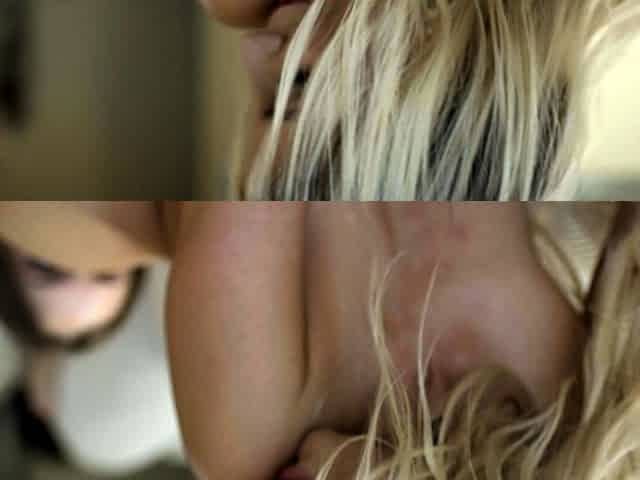 Ebony busty teen Taren Hayes shows her big boobs