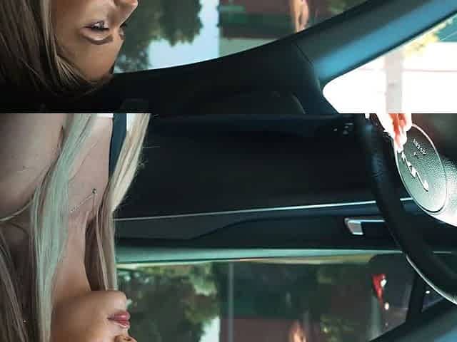 Slim Emily Jade Bent Her Knees For A BBC Dick Down