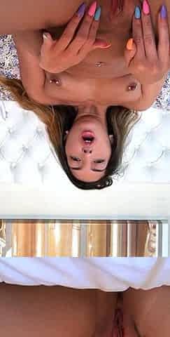 Stacked brunette goes solo toys and masturbation
