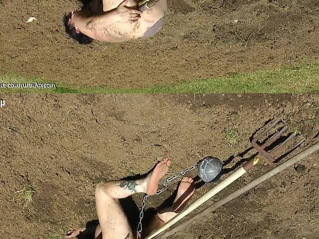 Gardening For Naked Slave Slut Pt4