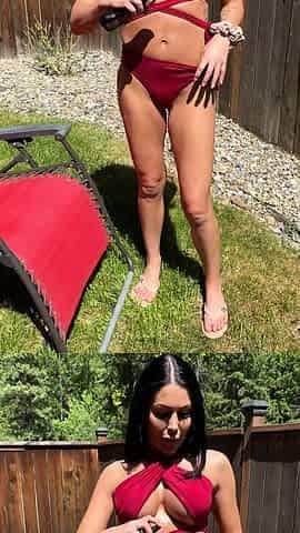 Leann amateur beautiful brunette with big boobs