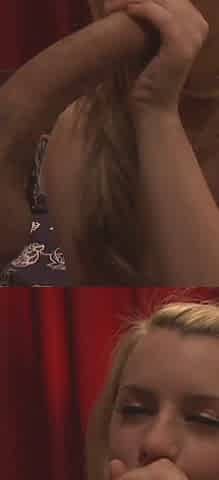 Gorgeous blonde teen gets fucked by big cock