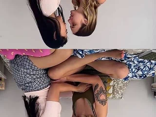 Two inked babes love heavy g-spot licking in a