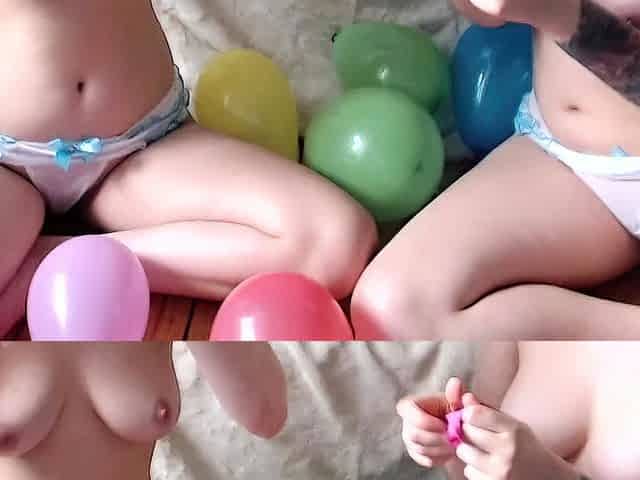 Amateur blonde teen fucks pussy and ass with toy