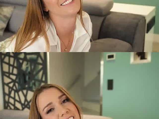 POV - Horny stepsister Alexis Crystal craves your cock in