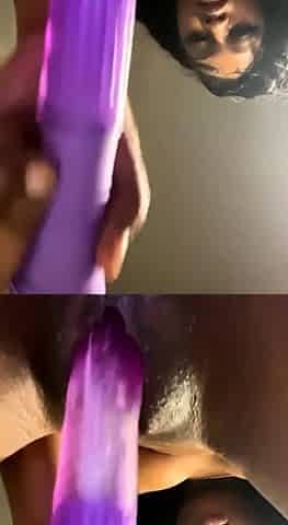 Monika Sweet masturbates her pussy and ass with toy