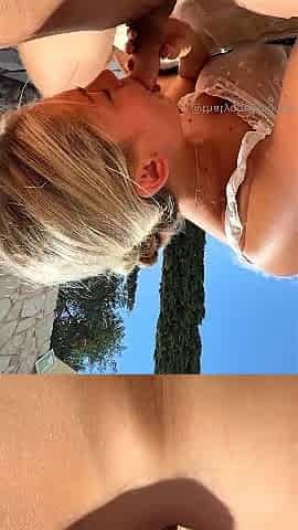 ThatYoungblonde - Pool Sextape Cumshot