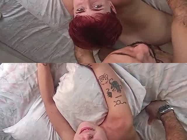 Non-binary woman loses football wager, gave her little butt to a large shlong.