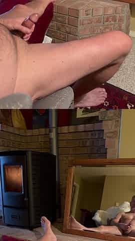Daddy Strokes His Cock, Bonemaiden Strips and Sucks