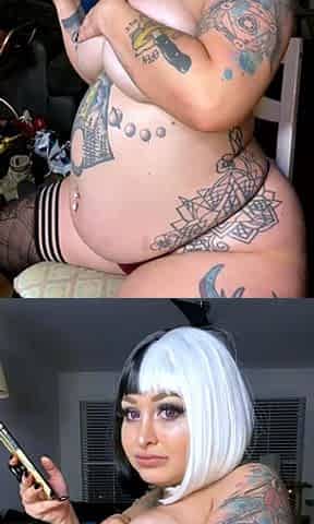 Hot babe with big boobs playing with her lactating boobs