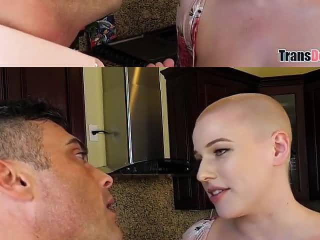 Wife and spouse sharing a shecock