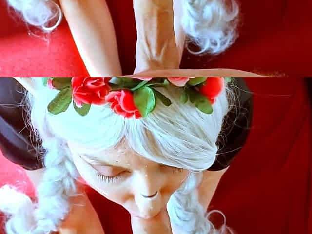 Pretty elf always is ready to serve her master