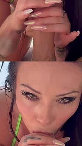 POV - a Sloppy Blowjob From Hot Babe Victoria Malfoy
