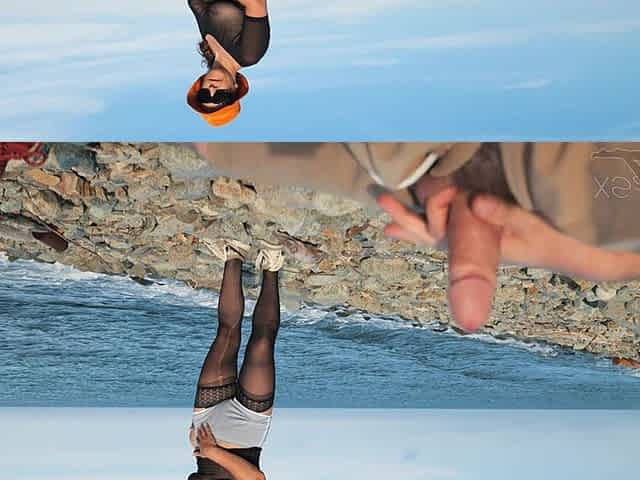 Exhibitionist Strangers Seduced Each Other on the Beach