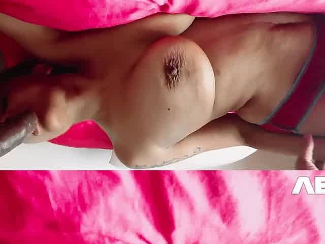 MASSIVE BOOBS AFRO WIFE Sucks Bbc Spouse On Livecam Suck and Gulp