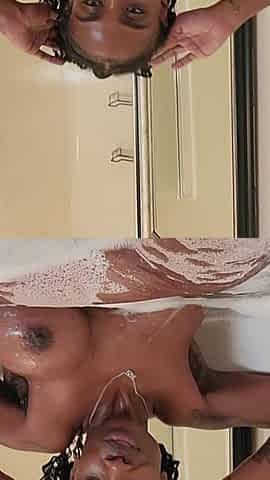 Ebony Goddess Lyric Sky's Bubble Bath Twerk Seduction - Drink My Dirty Bath Water & Worship Every Curve!