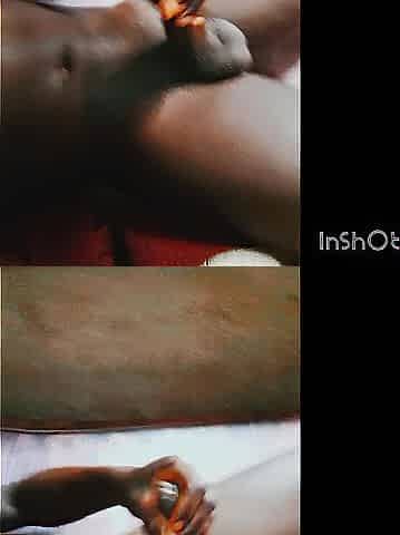 Afro Boss with his Hard ebony Wang craves to watch u Rub your Vagina