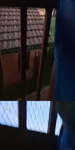 Public bang session on the balcony during sunrise