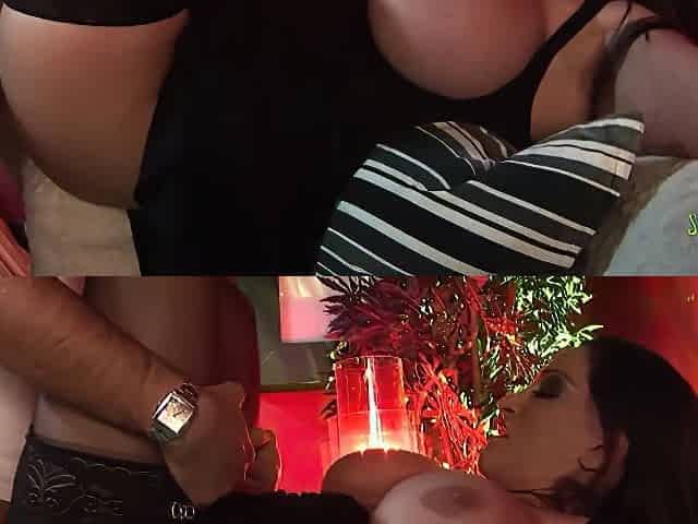 A Fat Brunette Milf With Large Natural Tits Likes To Fuck In A Foursome And Takes Cock Anally