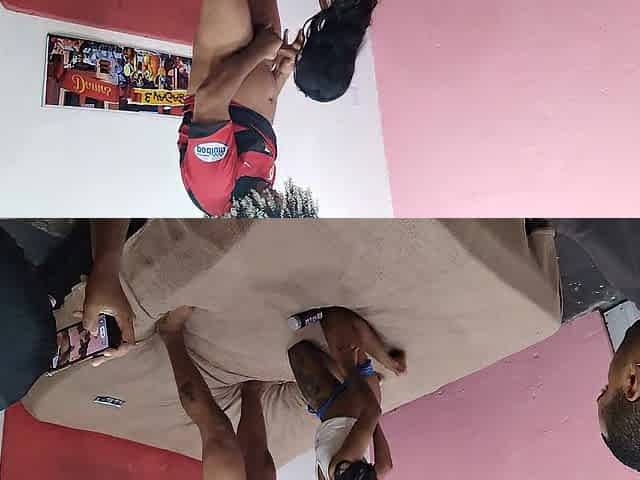02 Behind the scenes of recording, Leo Ogro putting it merely in Jasmine Santanna's booty