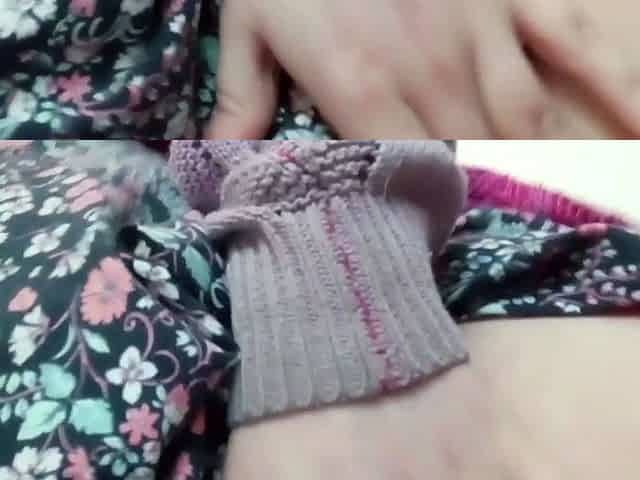 Katie amateur brunette girl toying pussy with a vibrator