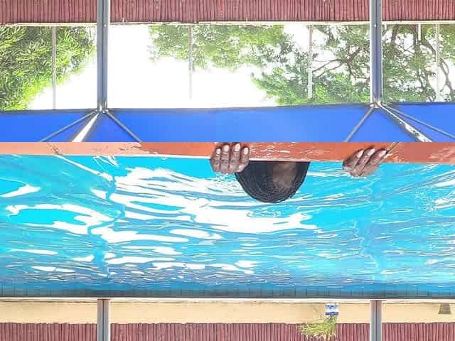 The Taboo Dip, Interracial Couple Nearly Get Caught Having a Moment at the Pool