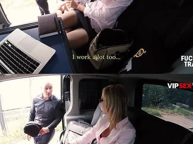 Jenny Smart Convinces Fortunate Stud To Screw Her In The Car - VIP SEX VAULT