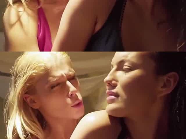 Extreme Lesbian Fingering And Facesitting - Oil Fight With Sweetcat And Vanessa Decker