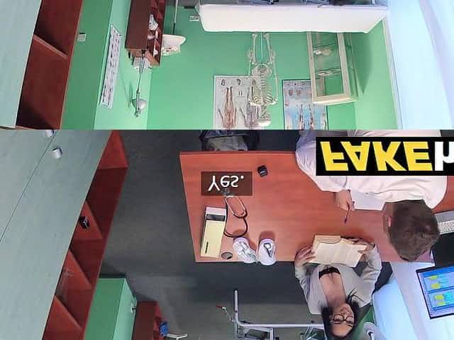 Fake Hospital Doctors thick rod stretches sexy Portuguese snatch lips