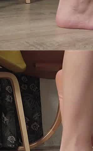Foot Crash Box and Food Special for Feet Fetish Lovers Video