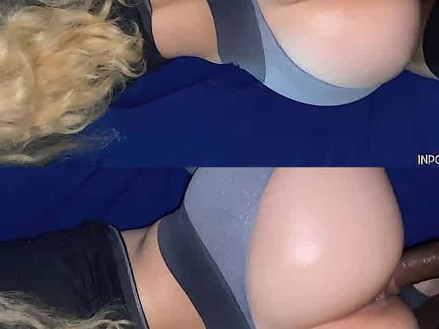 ME GETTING DRILLED IN MY SOCK LEGGINGS BY A THICK EBONY PENIS PT two (RIPPED LEGGINGS)