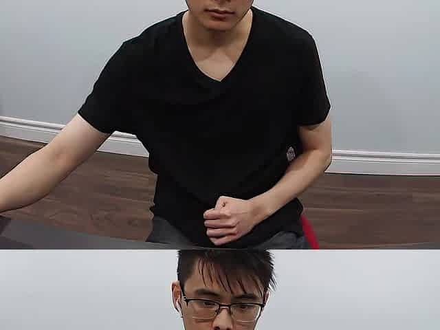 cute oriental chap caught on cam