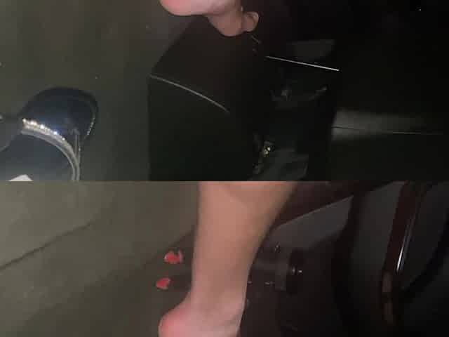 Sneaky Cheating Car Sex and Cum Filled Pussy Eating