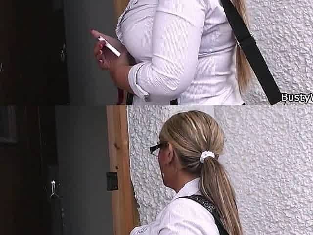 That guy bangs hawt large breasts lady in uniform