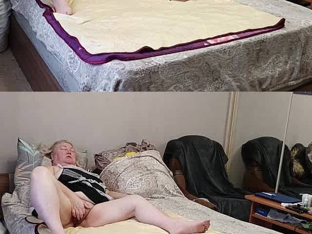 Stepmom Fucks Her Meaty Pussy with Sex Toys