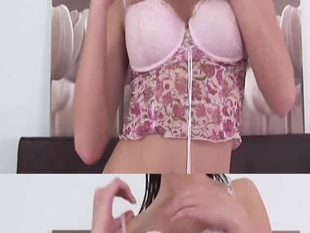 She Kneads Her Perfect Tits