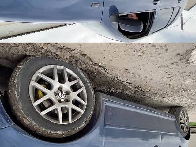 Stuck in Mud Cranking - Heel Pedal Pumping to Handjob & Sloppy Blowjob!