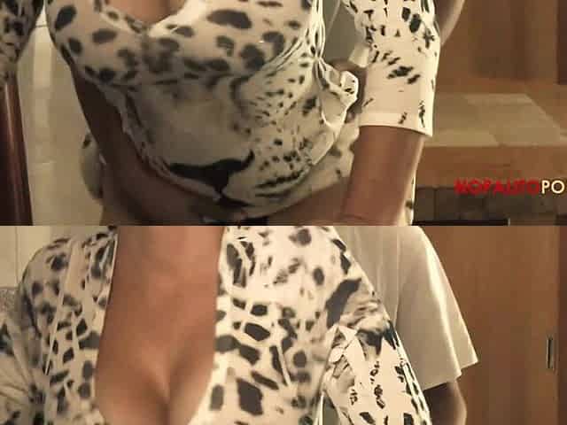 Mexican Latina Milf fucked in the Kitchen - Brunette mom amateur sex