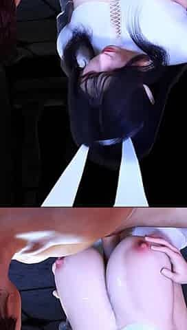 Bunny Bigboob Virus Spreads in 3D - 3D Animation