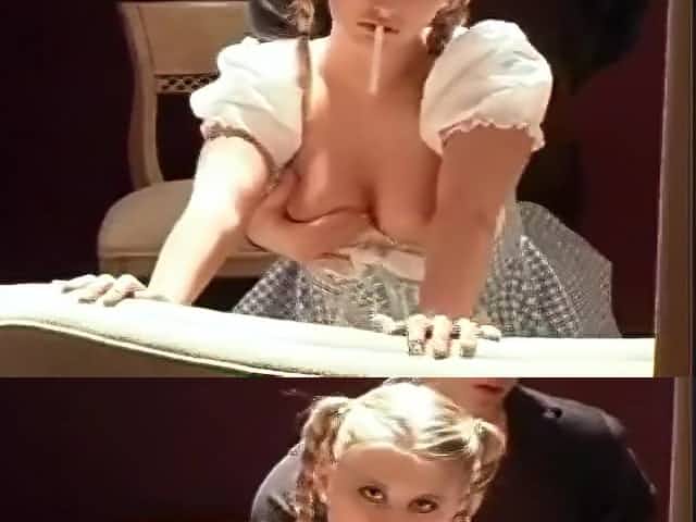 Smoking Pigtail blonde gets fucked